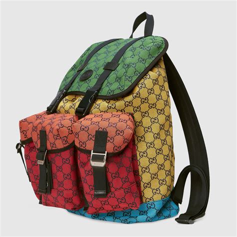 black gucci backpack with red and green strap|black gucci mini backpacks.